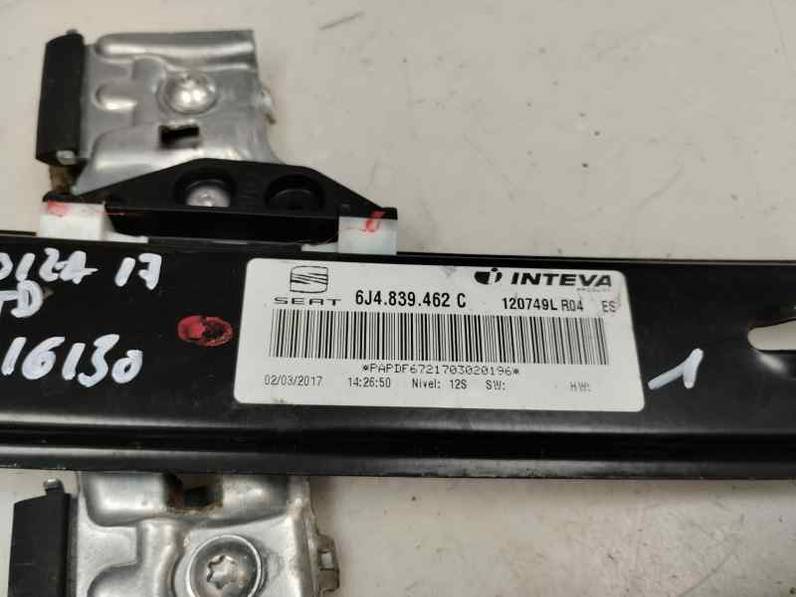 ELEVALUNAS TRASERO DERECHO SEAT IBIZA 2017 1197 (90 CV)