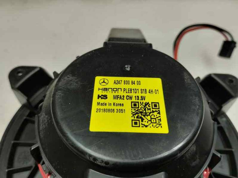 MOTOR CALEFACCION MERCEDES CLASE A 2018 1.5 CDI (116 CV)