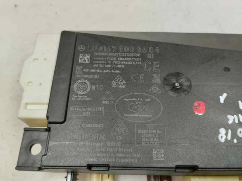 MODULO ELECTRONICO MERCEDES CLASE A 2018 1.5 CDI (116 CV)