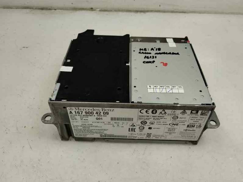 SISTEMA AUDIO RADIO CD MERCEDES CLASE A 2018 1.5 CDI (116 CV)