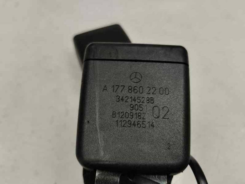 CINTURON SEGURIDAD TRASERO DERECHO MERCEDES CLASE A 2018 1.5 CDI (116 CV)