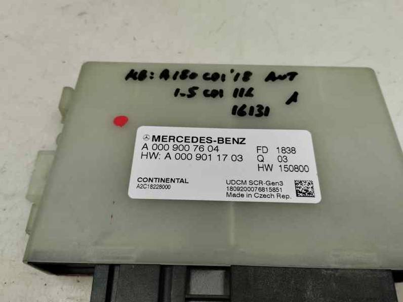 MODULO ELECTRONICO MERCEDES CLASE A 2018 1.5 CDI (116 CV)