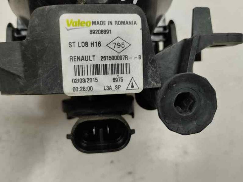 FARO ANTINIEBLA DERECHO RENAULT CLIO IV 2015 0.9 GASOLINA (90 CV)