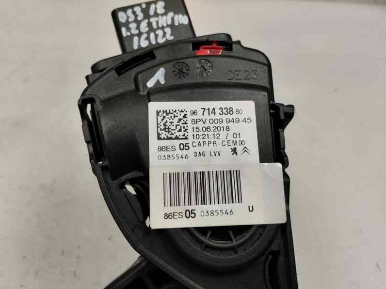 POTENCIOMETRO PEDAL DS 3 2018 MOTOR 1.2 LTR - PURE TECH (110 CV)