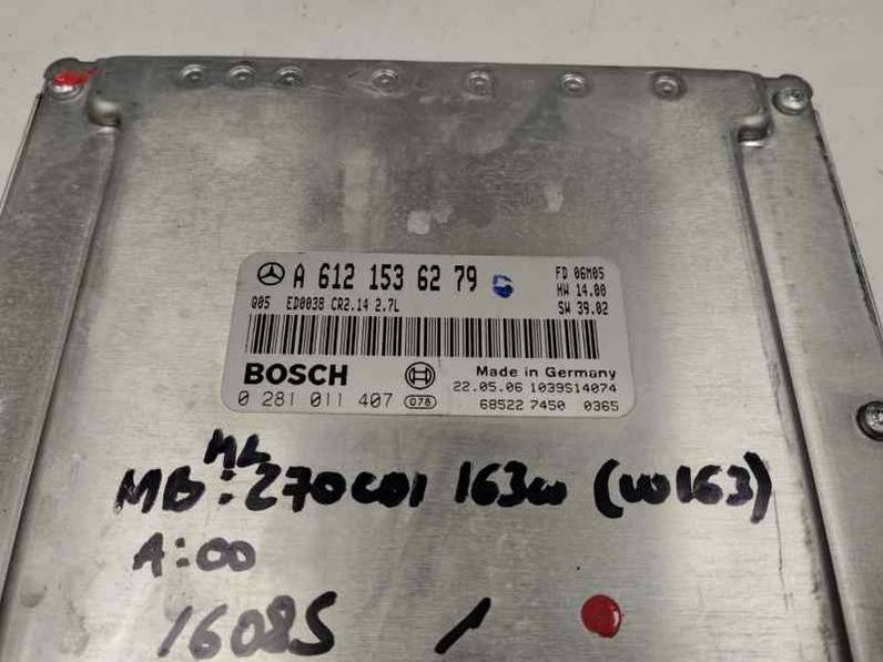 CENTRALITA MOTOR UCE MERCEDES CLASE M 2000 2.7 CDI 20V (163 CV)