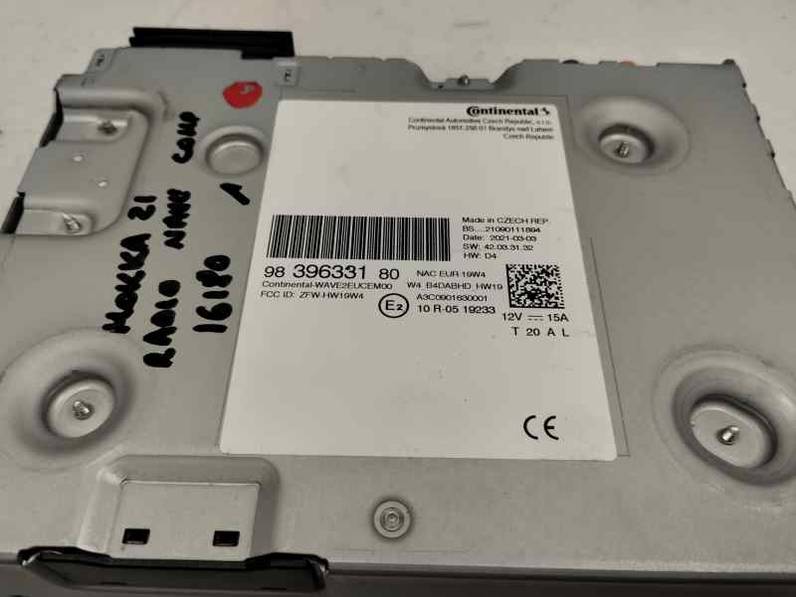 SISTEMA AUDIO RADIO CD OPEL MOKKA B 2021 1.2 - 96 KW (131 CV)