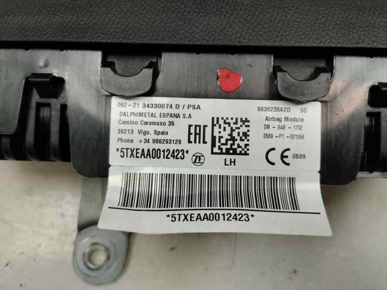 AIRBAG LATERAL TRASERO IZQUIERDO OPEL MOKKA B 2021 1.2 - 96 KW (131 CV)