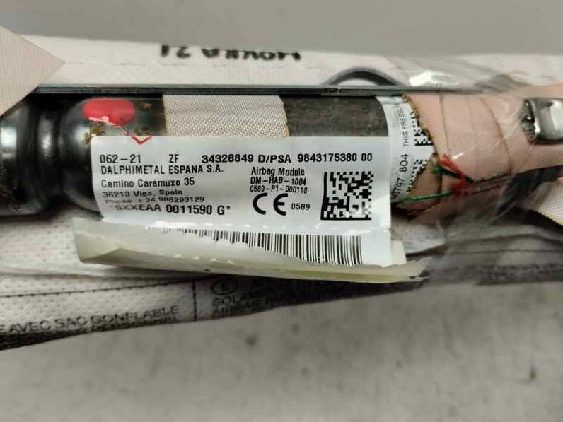 AIRBAG CORTINA DELANTERO DERECHO OPEL MOKKA B 2021 1.2 - 96 KW (131 CV)