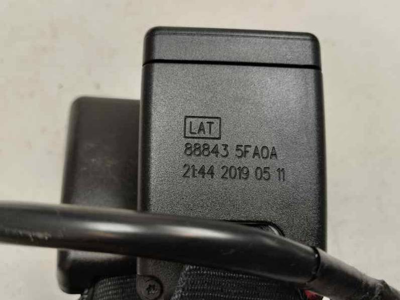 CINTURON SEGURIDAD TRASERO IZQUIERDO NISSAN MICRA V 2019 1.0 LTR - 74 KW (101 CV)