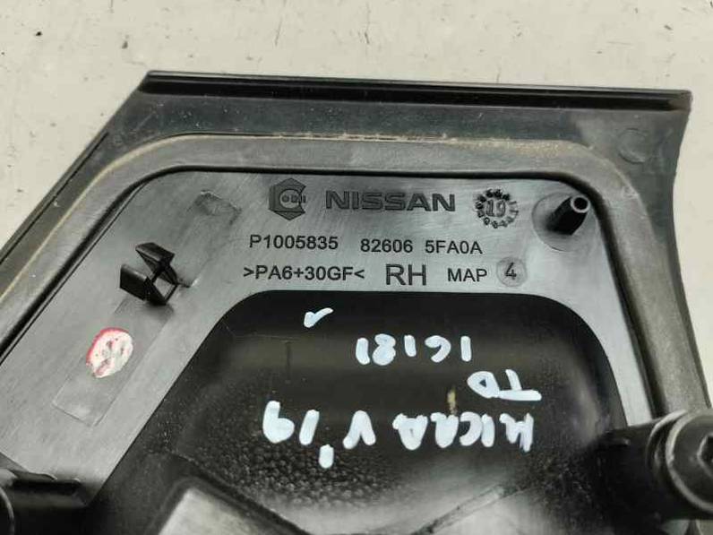 MANETA EXTERIOR TRASERA DERECHA NISSAN MICRA V 2019 1.0 LTR - 74 KW (101 CV)