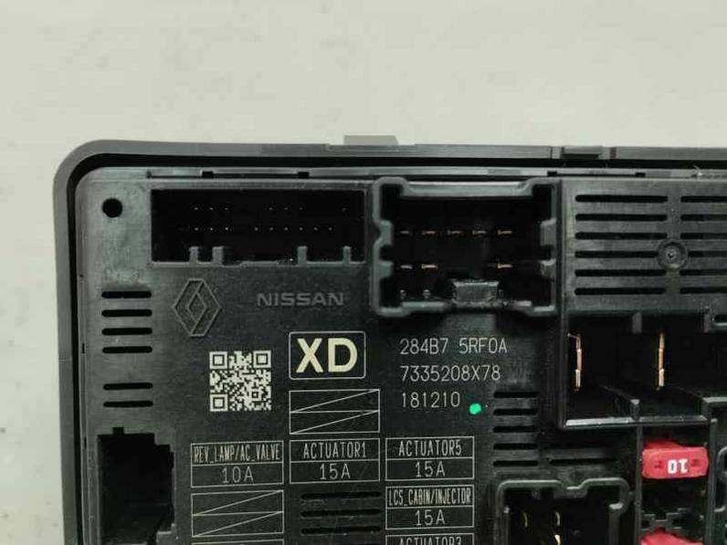 CAJA RELES FUSIBLES NISSAN MICRA V 2019 1.0 LTR - 74 KW (101 CV)