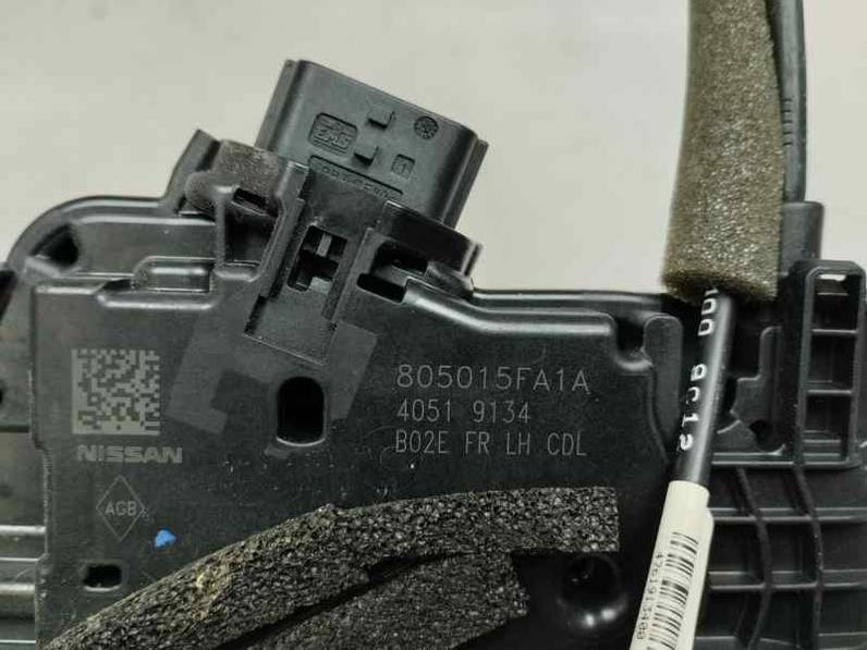 CERRADURA PUERTA DELANTERA IZQUIERDA NISSAN MICRA V 2019 1.0 LTR - 74 KW (101 CV)