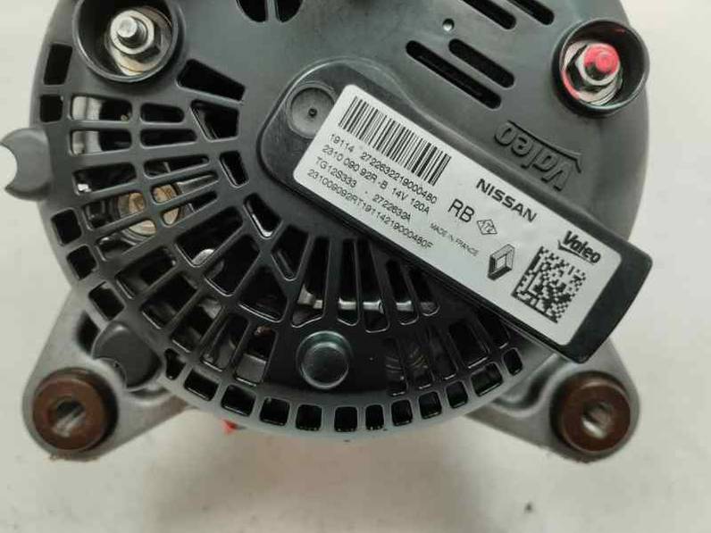 ALTERNADOR NISSAN MICRA V 2019 1.0 LTR - 74 KW (101 CV)