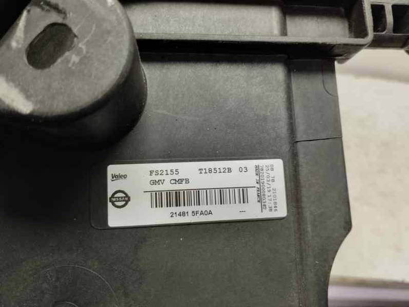 ELECTROVENTILADOR NISSAN MICRA V 2019 1.0 LTR - 74 KW (101 CV)