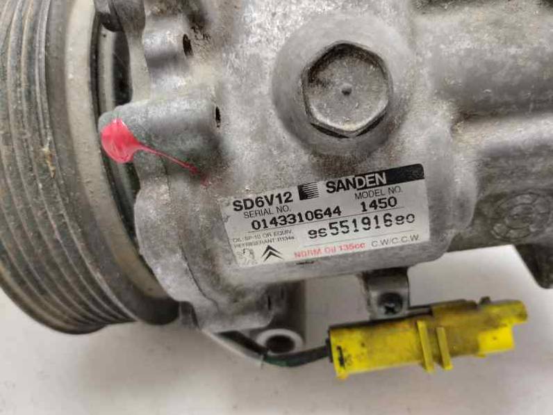 COMPRESOR AIRE ACONDICIONADO CITROEN C3 2007 1398 HDI