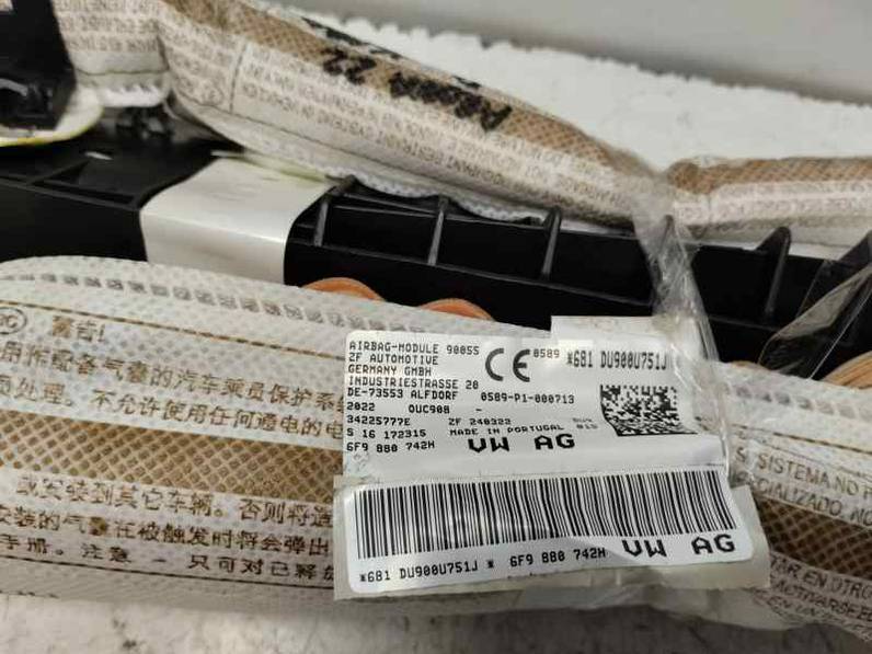 AIRBAG CORTINA DELANTERO DERECHO SEAT ARONA 2022 1.0 ECO TSI (110 CV)