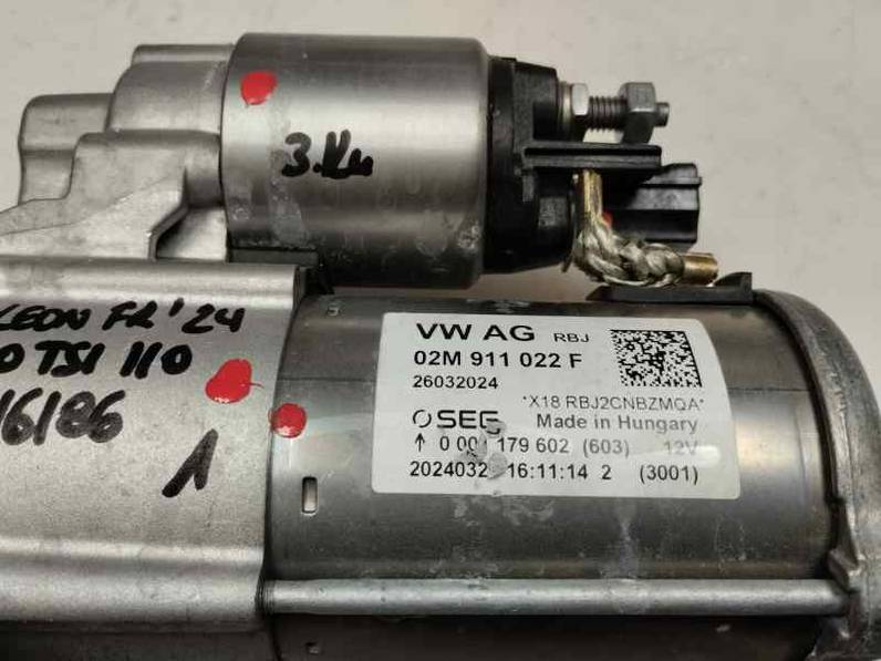 MOTOR ARRANQUE SEAT LEON 2024 1.0 TSI / 110 CV