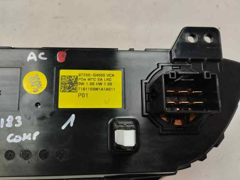 MANDO CALEFACCION AIRE ACONDICIONADO HYUNDAI I30 2017 1.0 LTR. - 88 KW (120 CV)