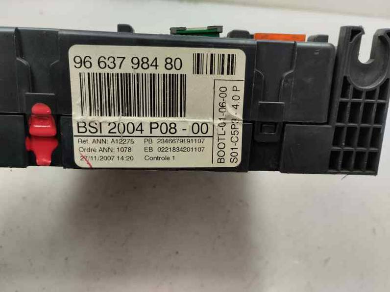 CAJA RELES FUSIBLES CITROEN C4 COUPE 2007 1.6 HDI (110 CV)