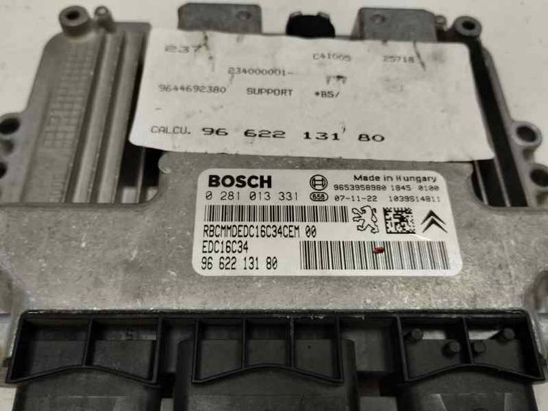 CENTRALITA MOTOR UCE CITROEN C4 COUPE 2007 1.6 HDI (110 CV)