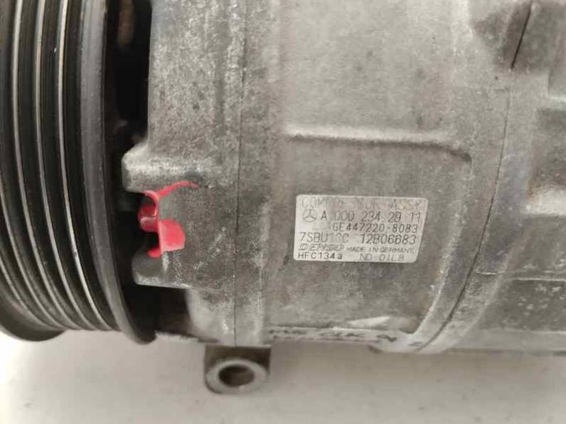 COMPRESOR AIRE ACONDICIONADO MERCEDES CLASE CLK CABRIO 2001 2.3 COMPRESOR (197 CV)