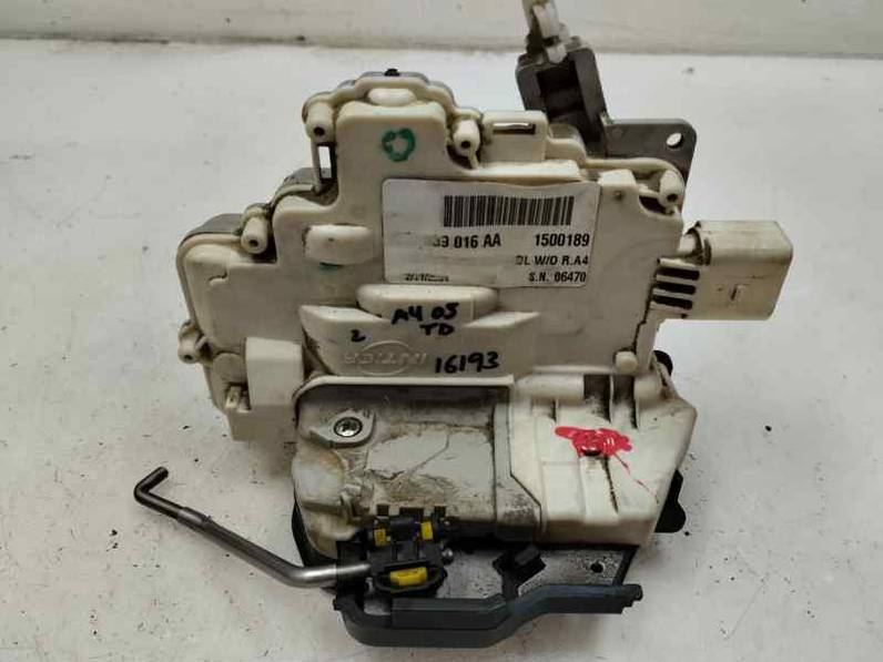 CERRADURA PUERTA TRASERA DERECHA AUDI A4 BERLINA 2005 2.0 TDI 6V (140 CV)