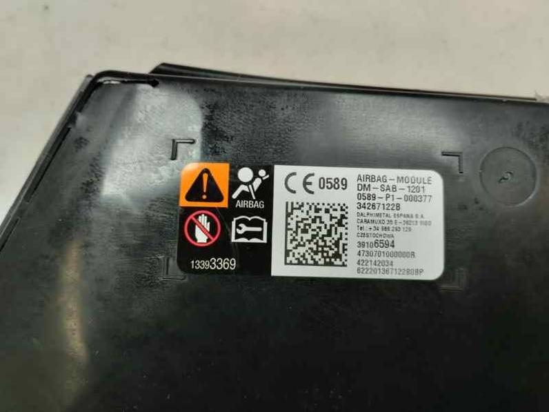 AIRBAG DELANTERO DERECHO OPEL CROSSLAND 2022 1.2 GAS MT6 S/S (110 CV)