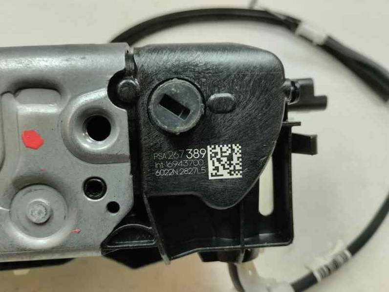 CERRADURA PUERTA DELANTERA IZQUIERDA OPEL CROSSLAND 2022 1.2 GAS MT6 S/S (110 CV)