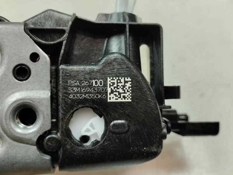 CERRADURA PUERTA TRASERA DERECHA OPEL CROSSLAND 2022 1.2 GAS MT6 S/S (110 CV)