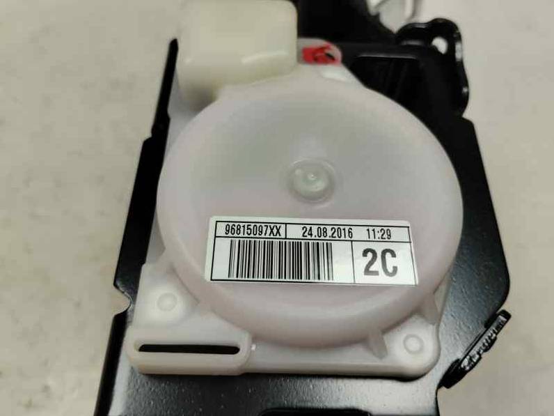 CINTURON SEGURIDAD TRASERO CENTRAL PEUGEOT PARTNER TEPEE 2016 1.6 HDI - 99 CV (99 CV)