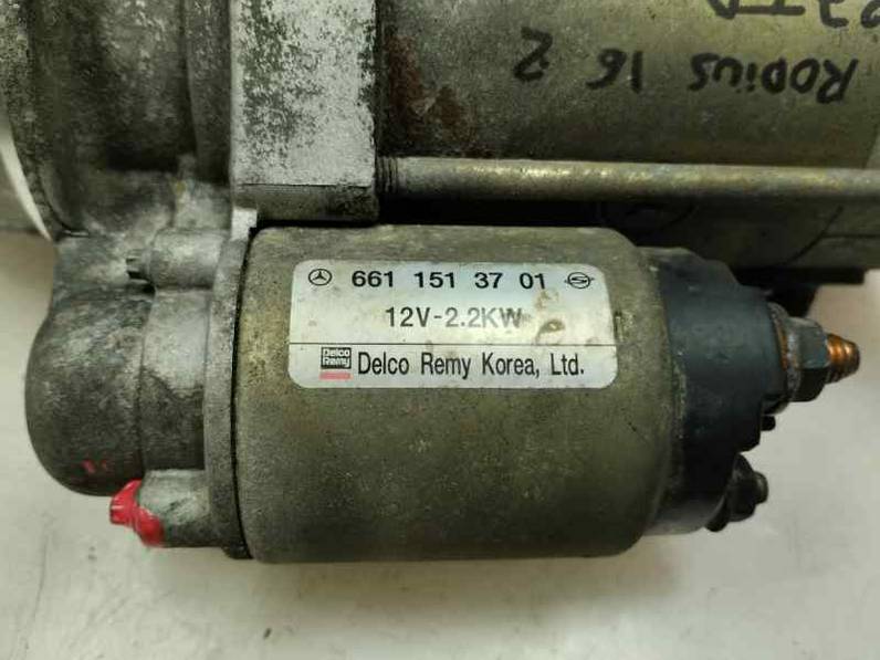 MOTOR ARRANQUE SSANGYONG RODIUS 2006 2.7 TURBODIESEL (163 CV)