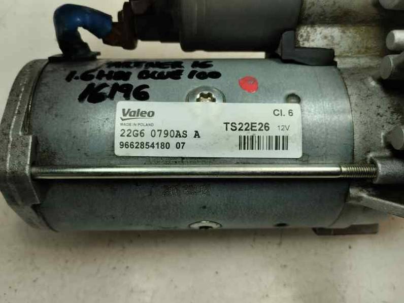 MOTOR ARRANQUE PEUGEOT PARTNER TEPEE 2016 1.6 HDI - 99 CV (99 CV)