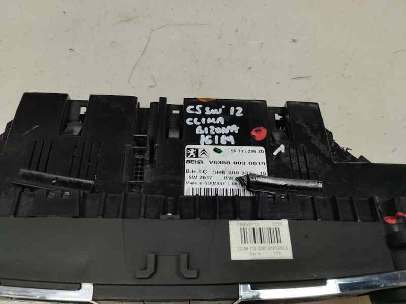 MANDO CLIMATIZADOR CITROEN C5 STATION WAGON 2012 2.0 HDI MILL (140 CV)