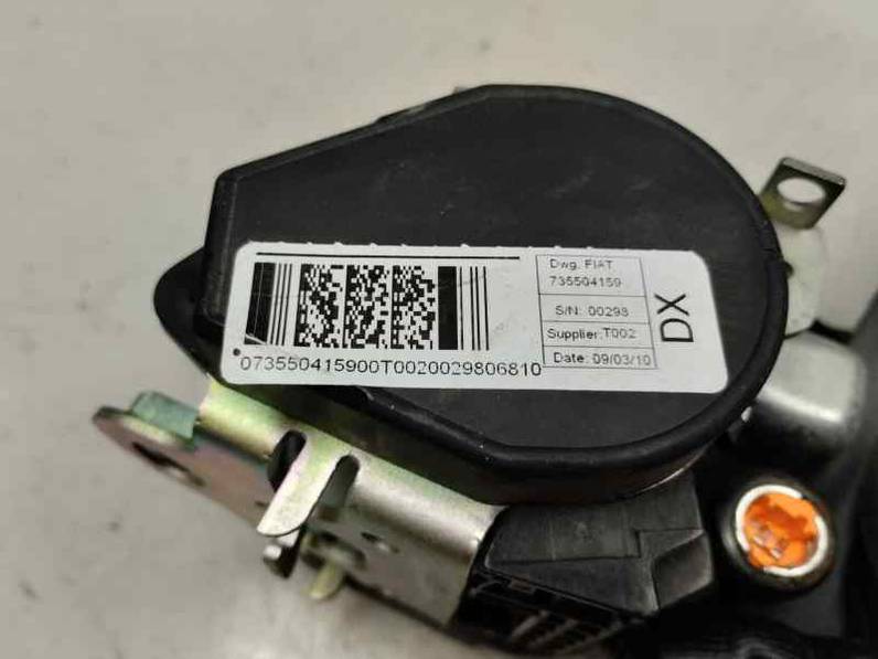 CINTURON SEGURIDAD DELANTERO DERECHO FIAT DOBLO 2011 1.3 16V JTD (90 CV)