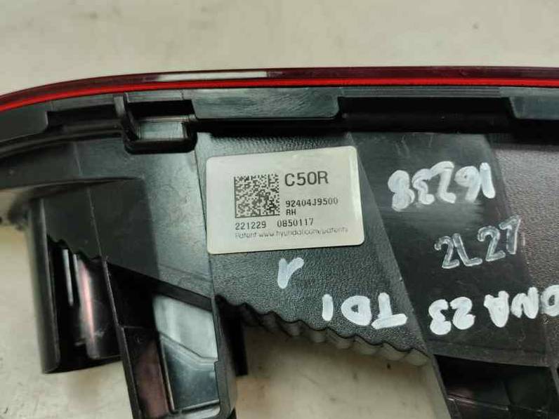 PILOTO TRASERO DERECHO INTERIOR HYUNDAI KONA 2023 1.0 GASOLINA (120 CV)