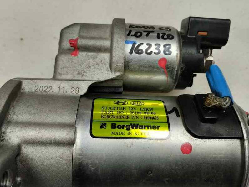 MOTOR ARRANQUE HYUNDAI KONA 2023 1.0 GASOLINA (120 CV)