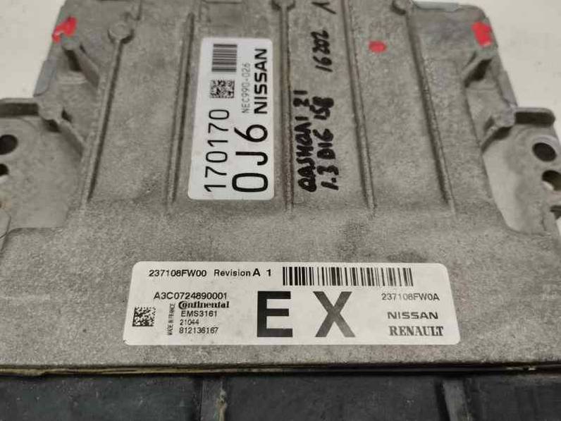 CENTRALITA MOTOR UCE NISSAN QASHQAI 2021 1.3 DIG T GASOLINA (158 CV)