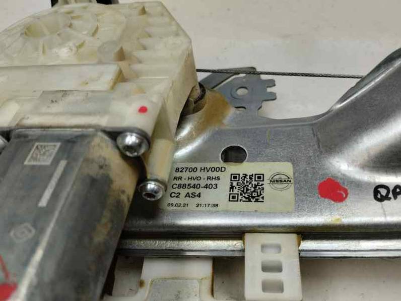 ELEVALUNAS TRASERO DERECHO NISSAN QASHQAI 2021 1.3 DIG T GASOLINA (158 CV)