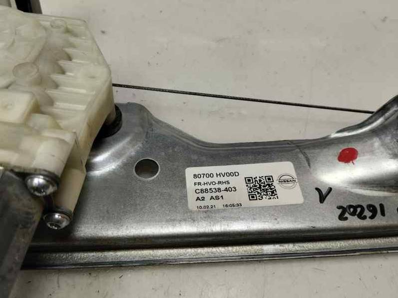 ELEVALUNAS DELANTERO DERECHO NISSAN QASHQAI 2021 1.3 DIG T GASOLINA (158 CV)