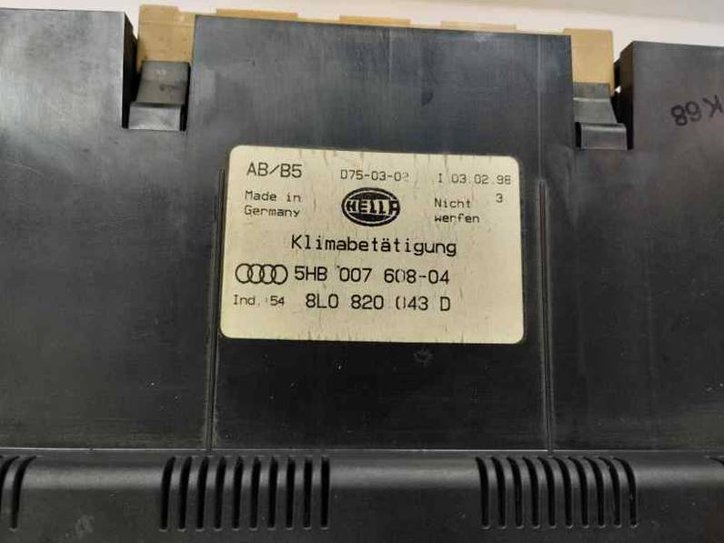 MANDO CLIMATIZADOR AUDI A3 1998 1.9 TDI (110 CV)