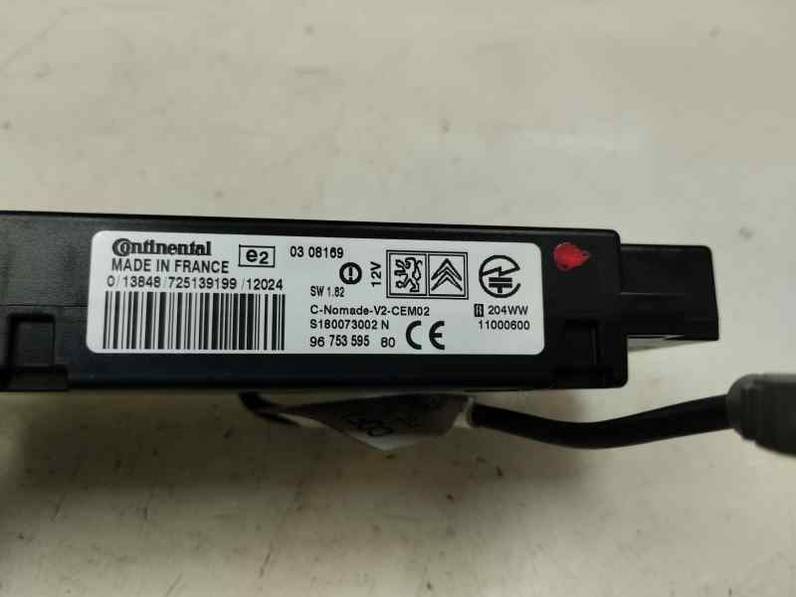 MODULO ELECTRONICO CITROEN BERLINGO CUADRO 2012 1.6 HDI (92 CV)