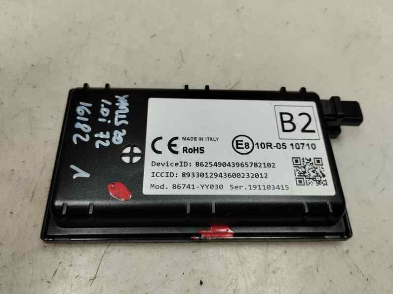 MODULO ELECTRONICO TOYOTA YARIS 2020 1.0 LTR. - 53 KW (72 CV)