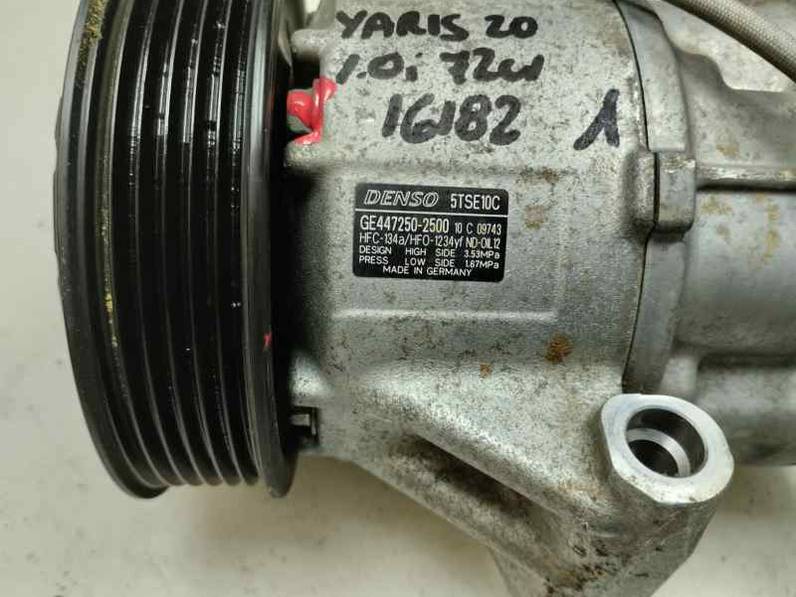 COMPRESOR AIRE ACONDICIONADO TOYOTA YARIS 2020 1.0 LTR. - 53 KW (72 CV)