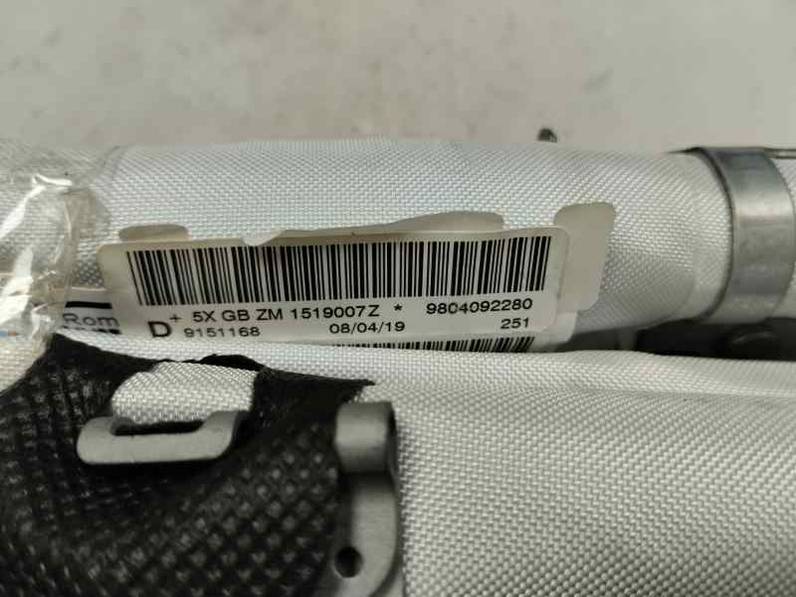 AIRBAG CORTINA DELANTERO DERECHO PEUGEOT 2008 2019 1.2 VTI