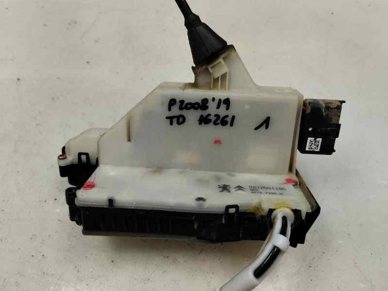 CERRADURA PUERTA TRASERA DERECHA PEUGEOT 2008 2019 1.2 VTI