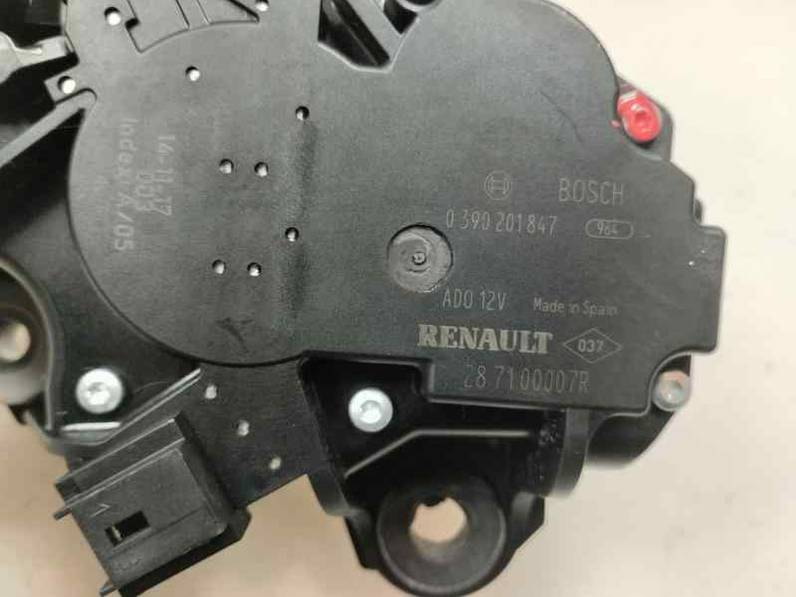 MOTOR LIMPIA TRASERO RENAULT MEGANE III BERLINA 5 P 2015 1.2 TCE (115 CV)