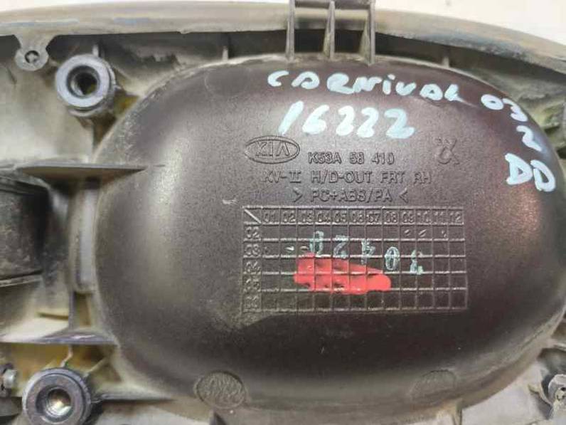 MANETA EXTERIOR DELANTERA DERECHA KIA CARNIVAL II 2003 2.9 CRDI (145 CV)