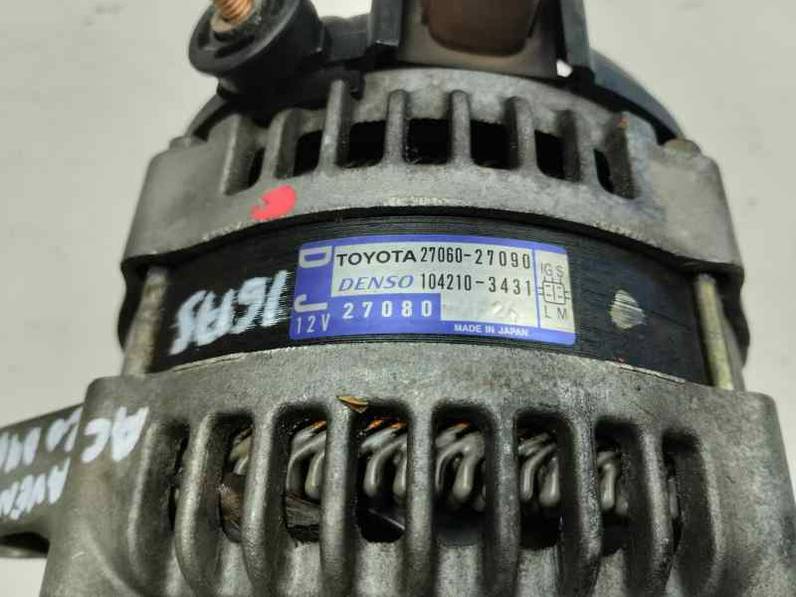 ALTERNADOR TOYOTA AVENSIS BERLINA 2004 2.0 CDT (116 CV)