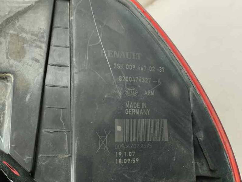 PILOTO TRASERO DERECHO RENAULT SCENIC II 2007 1.5 DCI (107 CV)