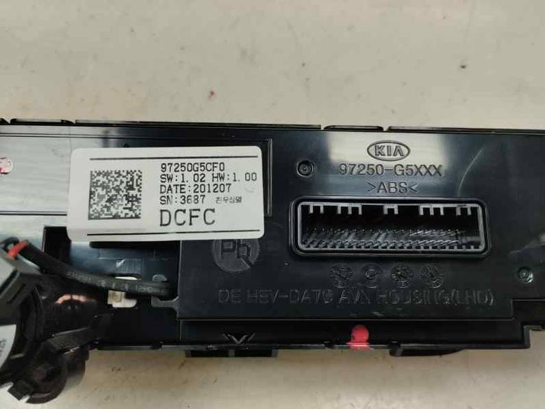 MANDO CLIMATIZADOR KIA NIRO 2021 1.6 HYBRID GASOLINA